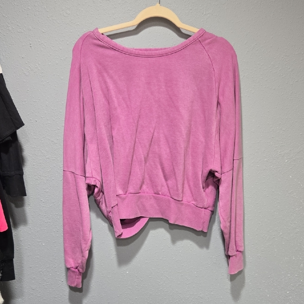 No Boundaries Size Xxl Crop Soft Magenta Pink Sweater
